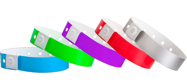 Plastic Wristband Solid Colors 500