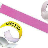 3/4 Tabless Wristbands Solid Colors