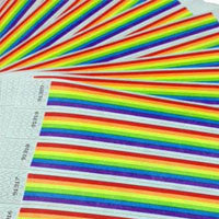 1inch Tyvek Paper Wristband Rainbow 500 Box