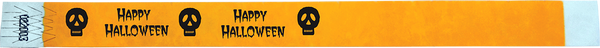 3/4 Tyvek Wristband Halloween/Skull 500 Box