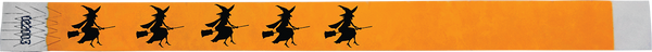 3/4 Tyvek Wristband Halloween/Witch